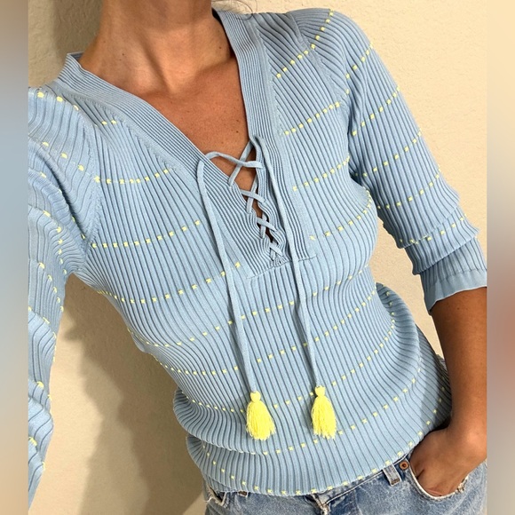 Sandro Paris Ribbed Top - Picture 3 of 10